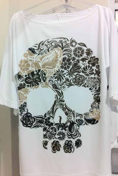 Shirt Caveira Floral
